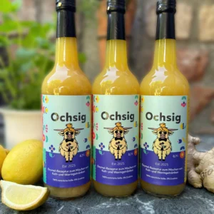 Ochsig Oxymel Getränk 0,7 l Set 3 Flaschen