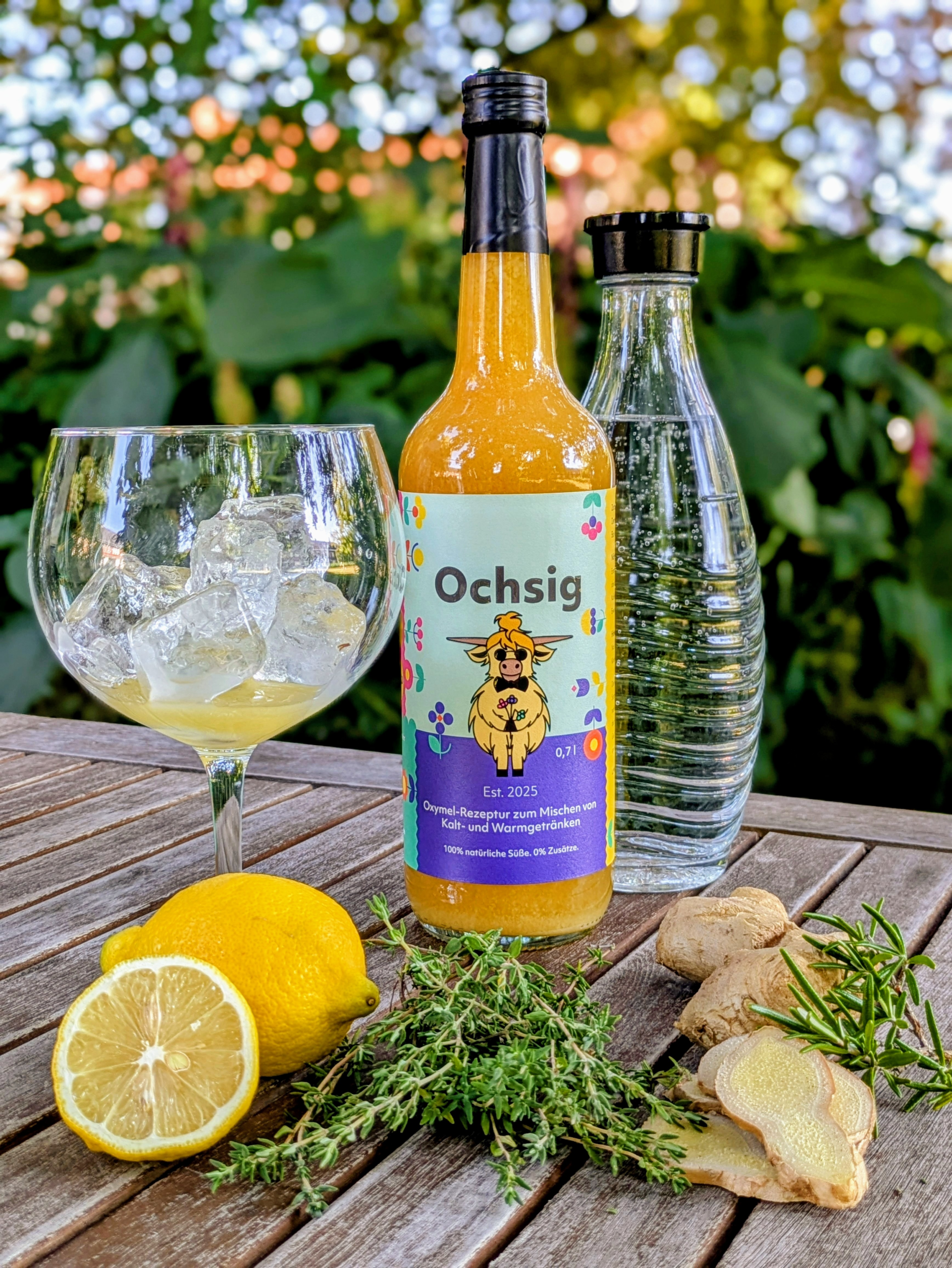 2. Schritt: 1 Teil Ochsig