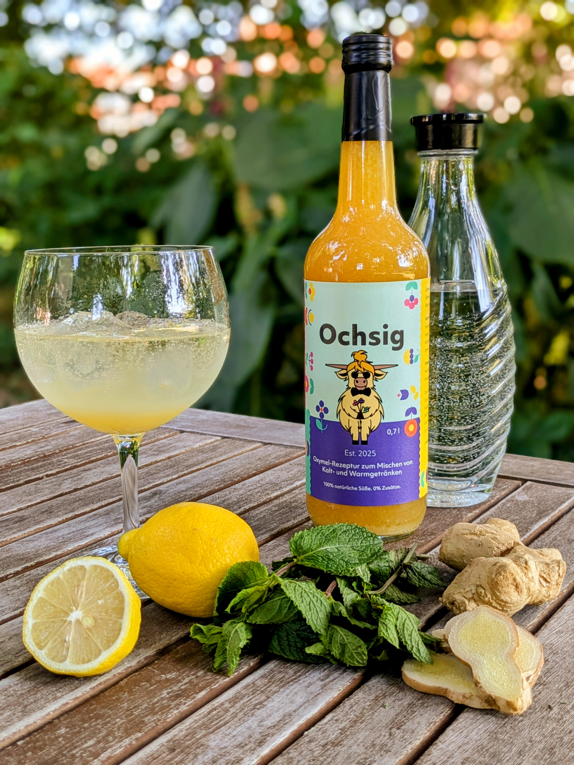 4. Schritt: 3 Teile Prosecco